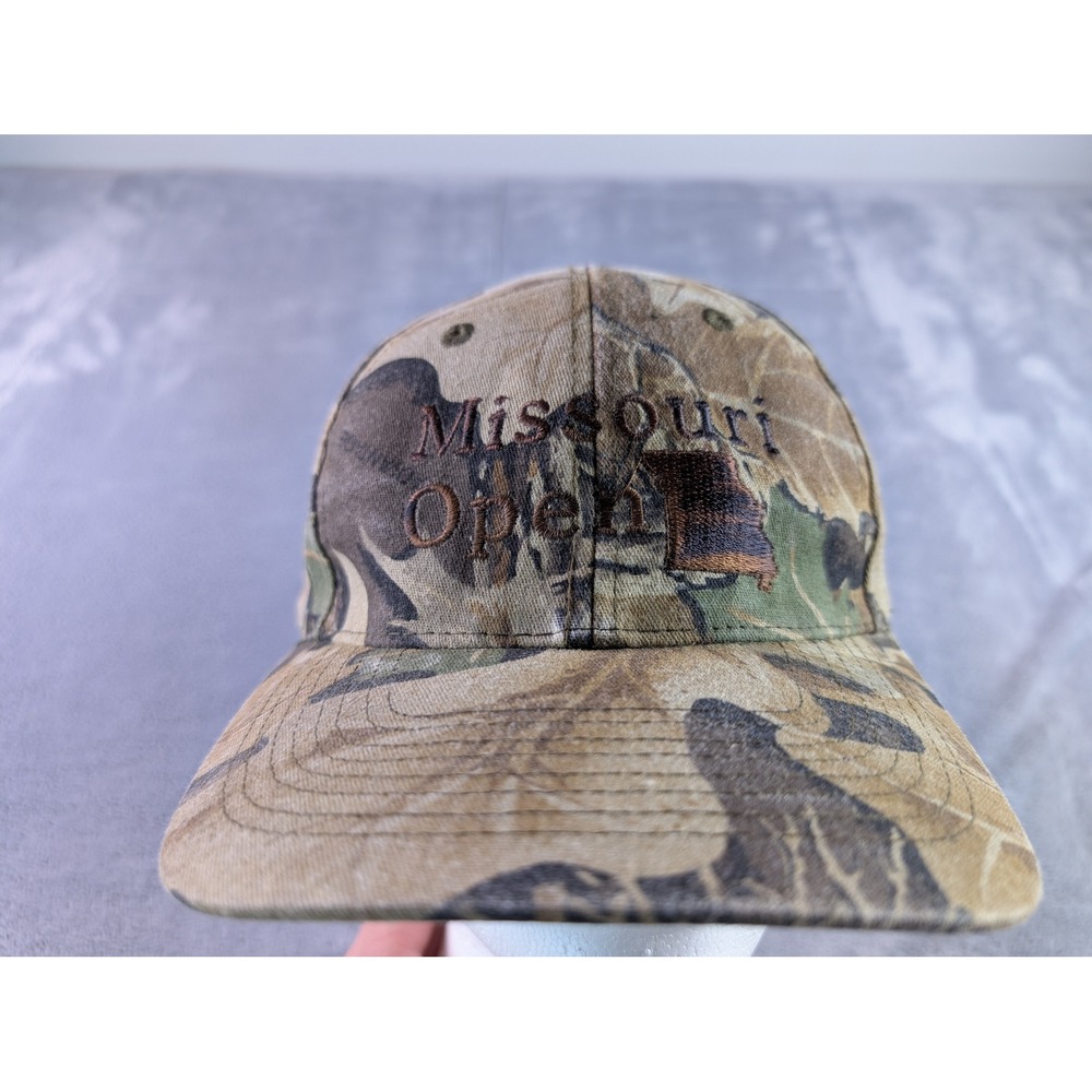 Daystone Missouri Open Camo Snapback Hat Mens Camouflage Baseball Cap Adjustable